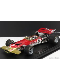   Gp-Replicas - Lotus F1 49C Ford Gold Leaf Team Lotus N 2 Season 1970 John Miles - Con Vetrina - With Showcase Red