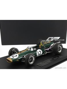   Gp-Replicas - Brabham F1 Bt19 N 12 Winner French Gp Jack Brabham 1966 World Champion - Con Vetrina - With Showcase Green Gold