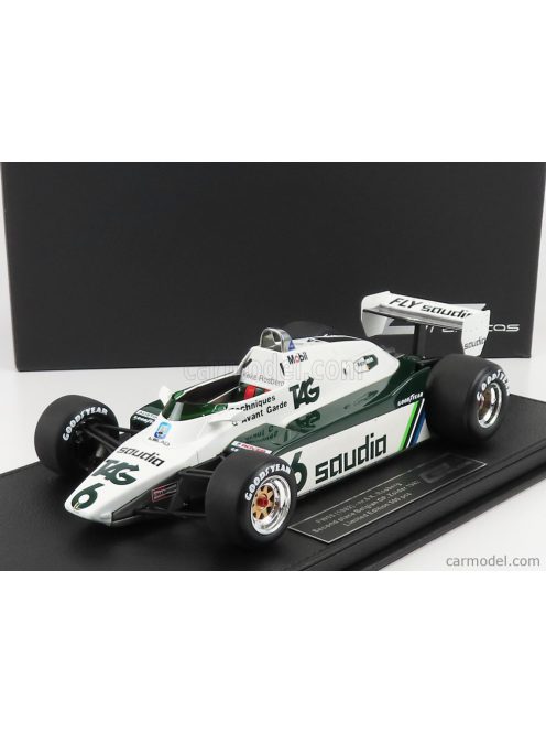 Gp-Replicas - Williams F1 Fw08 N 6 2Nd Belgium Zolder Gp Keke Rosberg 1982 World Champion White Green