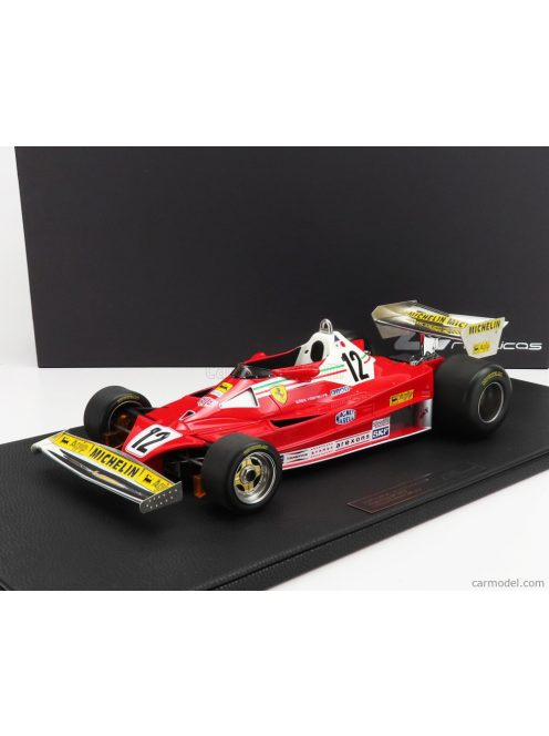 Gp-Replicas - Ferrari F1 312T2 Scuderia Ferrari Sefac Team N 12 7Th Argentina Gp 1978 Gilles Villeneuve Red