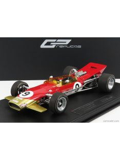   Gp-Replicas - Lotus F1 49B N 9 Winner Monaco Gp World Champion 1968 Graham Hill Red Gold