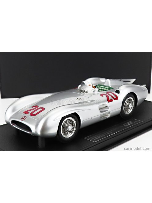 Gp-Replicas - Mercedes Benz F1 W196R Streamliners N 20 2Nd Gp France 1954 K.Kling - Con Vetrina - With Showcase Silver