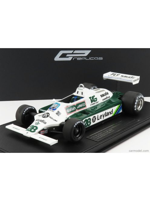 Gp-Replicas - Williams F1 Fw07B N 28 Winner Monaco Gp 1980 Carlos Reutemann White Green