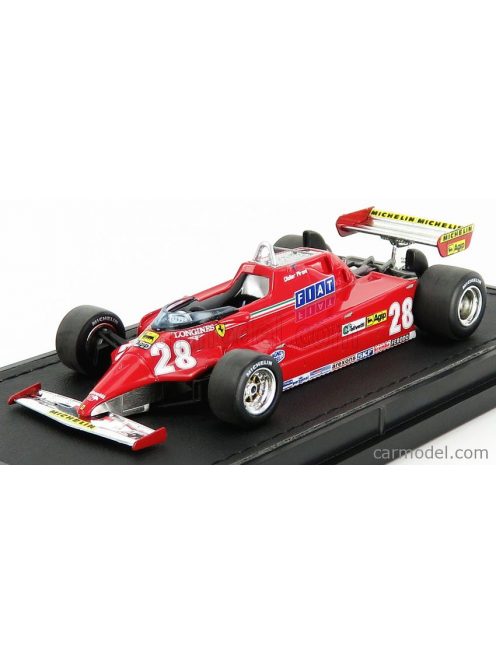 Gp-Replicas - Ferrari F1 126Ck Turbo N 28 Season 1981 D.Pironi Red