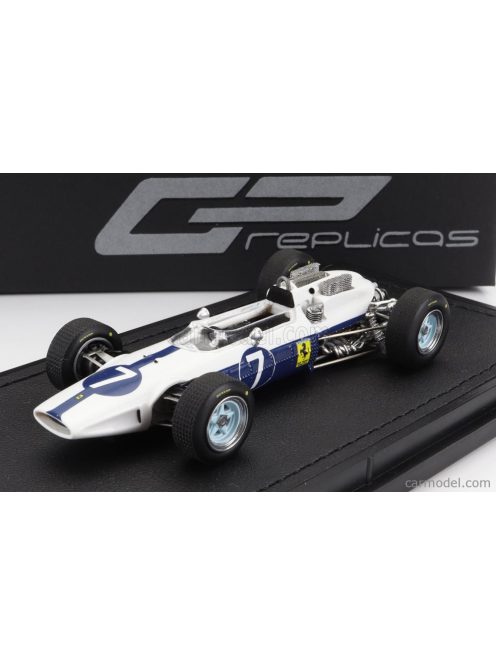 Gp-Replicas - Ferrari F1 158 N.A.R.T. N 7 2Nd Mexico Gp John Surtees 1964 World Champion White Blue