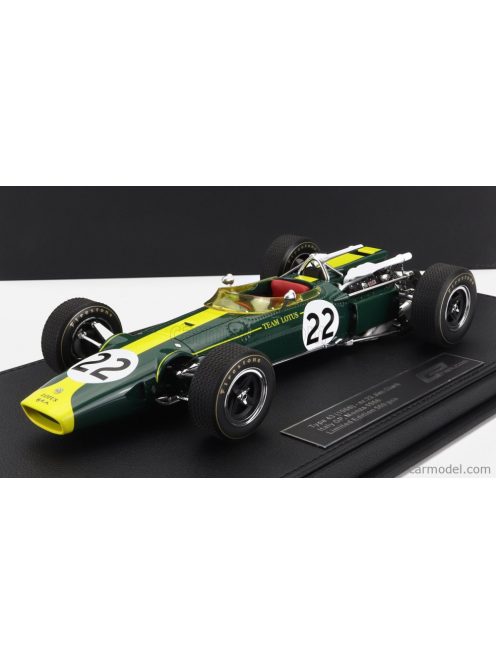 Gp-Replicas - Lotus F1 43 Scuderia Lotus Team N 22 Monza Gp Italy 1966 Jim Clark British Racing Green