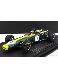   Gp-Replicas - Lotus F1 43 Scuderia Lotus Team N 1 Winner Usa Gp Watkins Glen (With Pilot Figure) 1966 Jim Clark British Racing Green Yellow