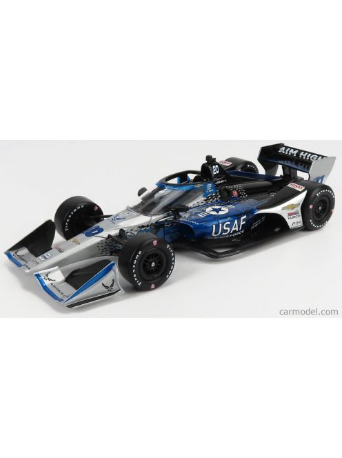 Greenlight - Chevrolet Team Ed Carpenter Racing N 20 Indianapolis Indy 500 Indycar Series 2021 Conor Daly Blue Black Silver