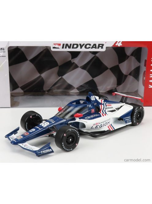 Greenlight - Honda Team Chip Ganassi Racing N 48 Indianapolis Indy 500 Indycar Series 2021 T.Kanaan Blue White