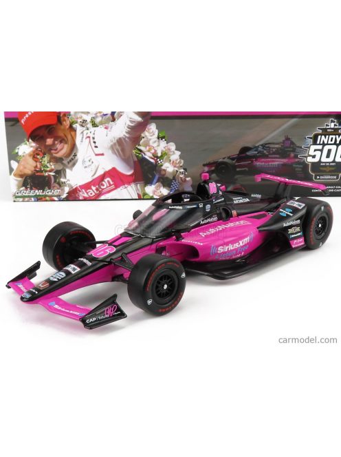 Greenlight - Honda Team Autonation N 6 Winner Indianapolis Indy 500 Indycar Series 2021 H.Castroneves Black Purple