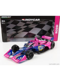   Greenlight - Chevrolet Team Andretti Autosport N 27 Indianapolis Indy 500 Series 2022 Alexander Rossi Fucsia Blue