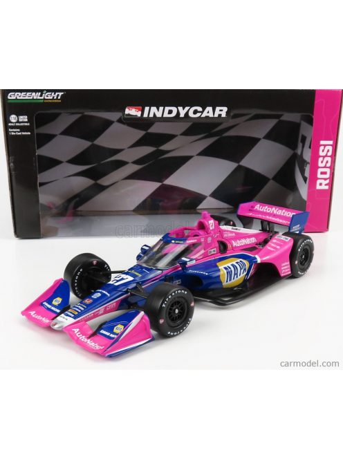 Greenlight - Chevrolet Team Andretti Autosport N 27 Indianapolis Indy 500 Series 2022 Alexander Rossi Fucsia Blue