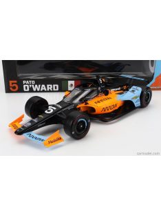   Greenlight - Honda Team Mclaren Sp Arrow Ntt N 5 Indianapolis Indy 500 Series 2022 Pato O'Ward Light Blue Orange