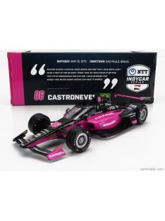   Greenlight - Honda Team Transcard Meyer Shank Racing N 06 Indianapolis Indy 500 Indycar Series 2023 H.Castroneves Black Pink