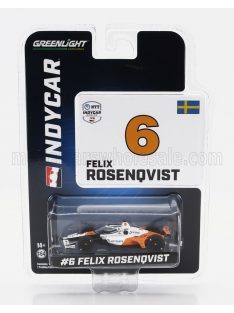   Greenlight - McLAREN TEAM ARROW McLAREN SP N 6 INDY 500 INDYCAR SERIES 2023 FELIX ROSENQVIST LIGHT BLUE ORANGE