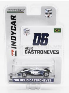   Greenlight - HONDA TEAM TRANSCARD MEYER SHANK RACING N 06 INDIANAPOLIS INDY 500 INDYCAR SERIES 2024 HELIO CASTRONEVES BLACK WHITE BLUE