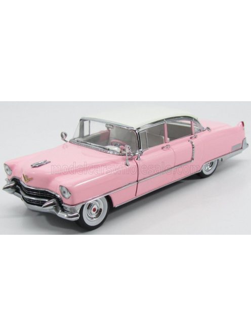 Greenlight - CADILLAC FLEETWOOD SERIES 60 1955 - PERSONAL CAR ELVIS PRESLEY PINK WHITE