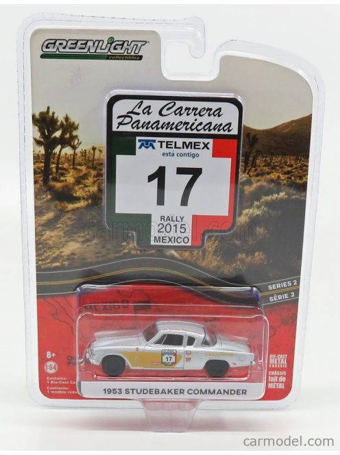 Greenlight - Studebaker Commander N 17 1953 Rally Carrera Panamericana 2015 Silver