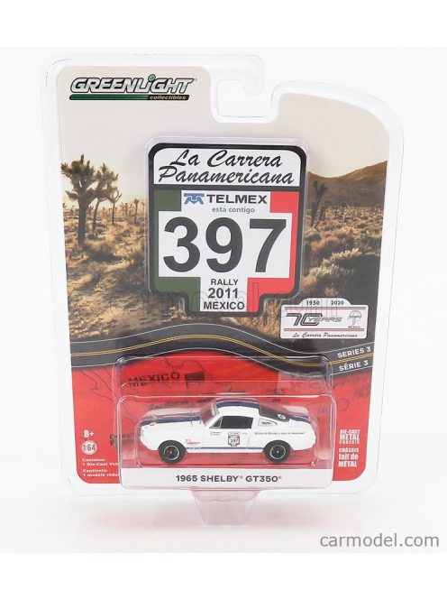 Greenlight - Ford Usa Mustang Fastback N 397 Rally Carrera Panamericana 2011 White