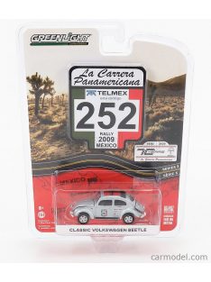   Greenlight - Volkswagen Beetle Kafer N 252 Rally Carrera Panamericana 2009 Silver