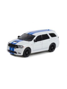   GREENLIGHT - GreenLight Muscle Series 27 - 2019 Dodge Durango SRT - White with Blue Stripes Solid Pack