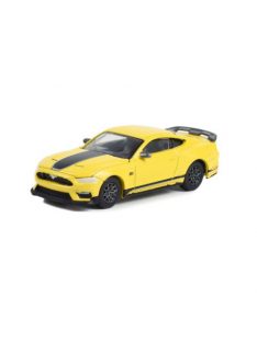   GREENLIGHT - GreenLight Muscle Series 27 - 2021 Ford Mustang Mach 1 - Grabber Yellow Solid Pack