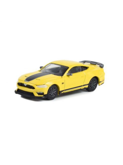 GREENLIGHT - GreenLight Muscle Series 27 - 2021 Ford Mustang Mach 1 - Grabber Yellow Solid Pack