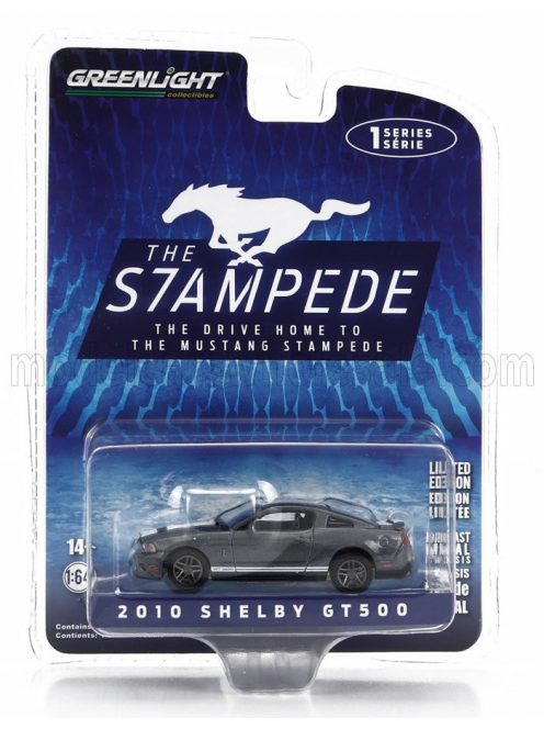 Greenlight - FORD USA MUSTANG SHELBY GT500 COUPE 2010 GREY