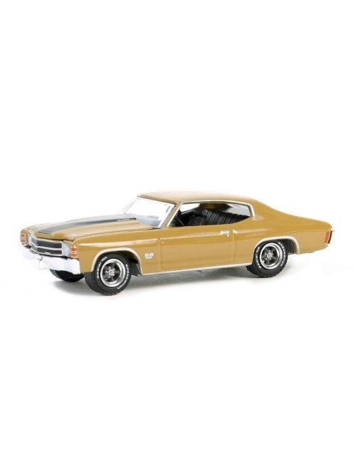 Greenlight - 1:64 1971 Chevrolet Chevelle SS 454 – Placer Gold Solid Pack - GreenLight Muscle Series 28 - GreenLight