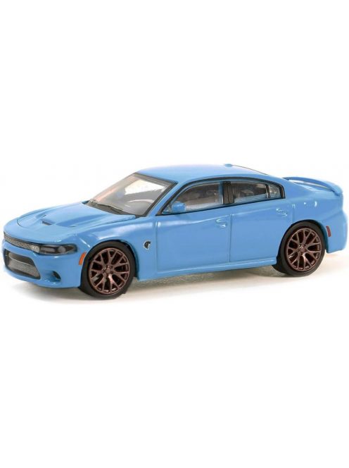 Greenlight - 1:64 2016 Dodge Charger SRT Hellcat – B5 Blue Solid Pack - GreenLight Muscle Series 28 - GreenLight