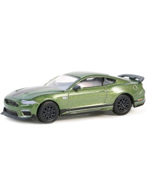 Greenlight - 1:64 2022 Ford Mustang Mach 1 – Eruption Green Solid Pack - GreenLight Muscle Series 28 - GreenLight