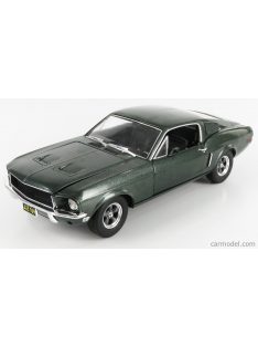   Greenlight - Ford Usa Mustang Gt390 Coupe 1968 - Bullit - Steve Mcqueen Dark Highland Green