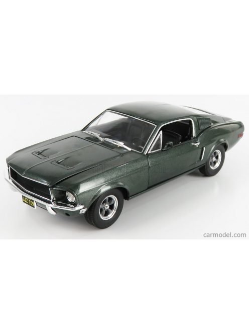 Greenlight - Ford Usa Mustang Gt390 Coupe 1968 - Bullit - Steve Mcqueen Dark Highland Green