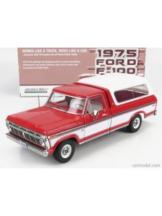   Greenlight - Ford Usa F-100 Pick-Up 1956 Closed 1975 Red White