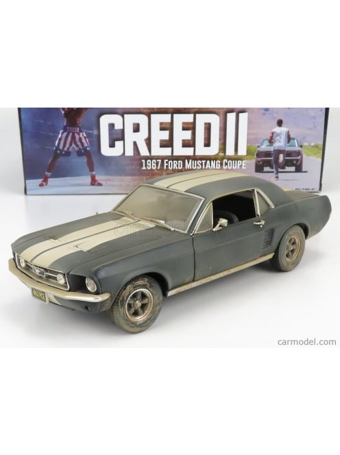 Greenlight - Ford Usa Mustang Coupe 1967 - Adonis Creed'S Ii Matt Black