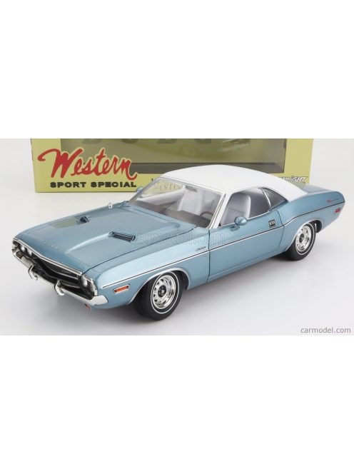 Greenlight - Dodge Challenger Western Sport Special Coupe 1970 Light Blue White