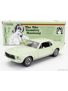   Greenlight - Ford Usa Mustang Coupe 1968 - The She Country Mustang Light Green