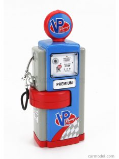   Greenlight - Accessories Pompa Benzina - Wayne 100-A Gas Pump Vp Racing Fuel Gasoline 1948 Blue White