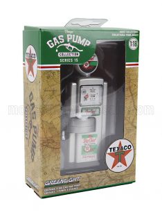   Greenlight - ACCESSORIES POMPA BENZINA - WAYNE 100-A GAS PUMP TEXACO GASOLINE 1948 GREY