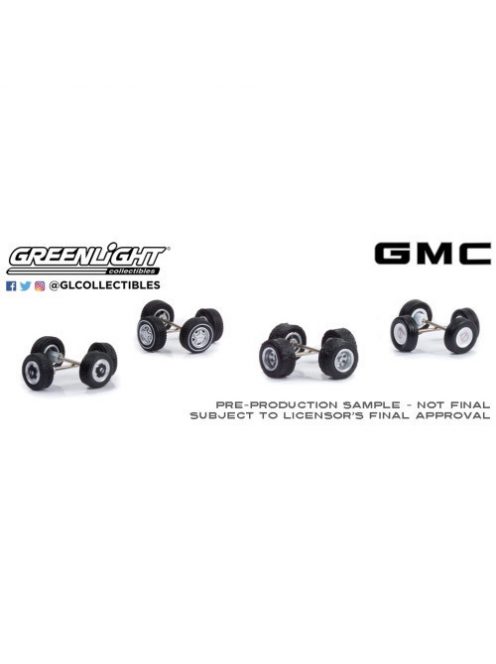 GREENLIGHT - Auto Body Shop - Wheel & Tire Packs Series 6 - GMC Trucks Solid Pack