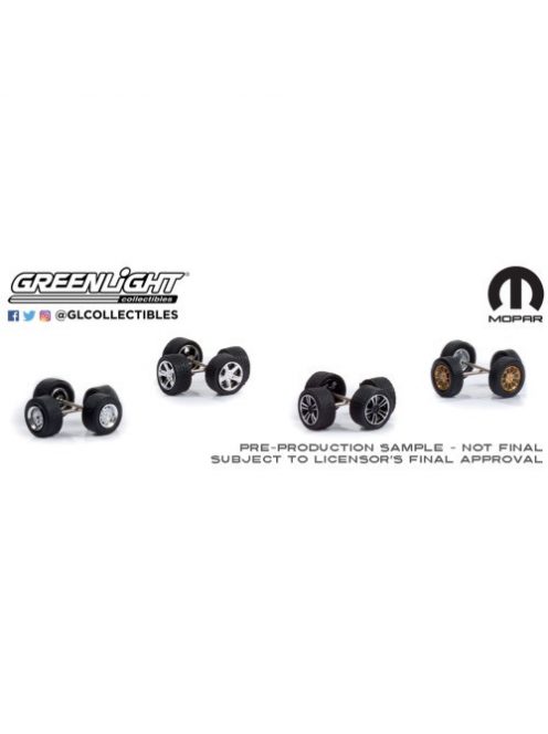 GREENLIGHT - Auto Body Shop - Wheel & Tire Packs Series 6 - MOPAR Solid Pack