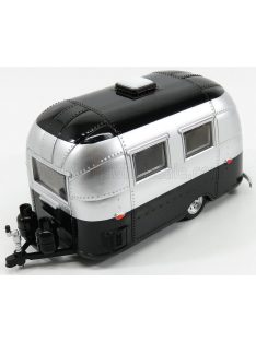   Greenlight - TRAILER ROULOTTE CARAVAN AIRSTREAM BAMBI 1960 BLACK SILVER