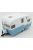 Greenlight - TRAILER SHASTA AIRFLYTE 15 ROULOTTE 1961 LIGHT BLUE WHITE