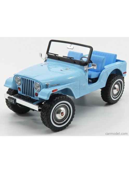 Greenlight - Jeep Cj-5 1963 - Personal Car Elvis Presley Light Blue