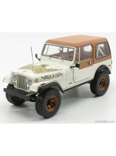   Greenlight - Jeep Cj-7 Dixie Open 1979 - Look-A-Like Dixie - The Dukes Of Hazzard White