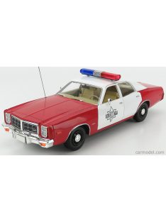   Greenlight - Dodge Monaco Finchburg Alabama - Look-A-Like - County Sheriff Dukes Of Hazzard Police 1977 Red White