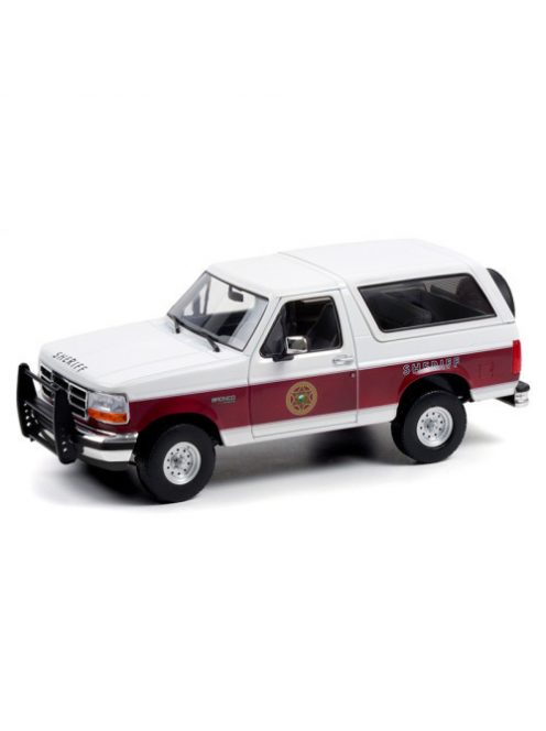 GREENLIGHT - Artisan Collection - 1994 Ford Bronco XLT - Absaroka County Sheriff's Department