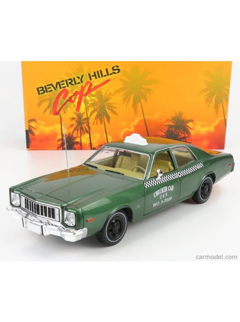 Greenlight - Plymouth Fury Checker Cab Taxi 1976 - Beverly Hills Cop Green Met