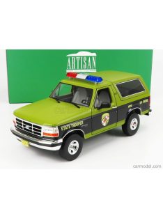   Greenlight - Ford Usa Bronco Maryland State Police 1996 Green Black