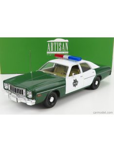 Greenlight - Plymouth Fury Hazzard Police 1975 Green White